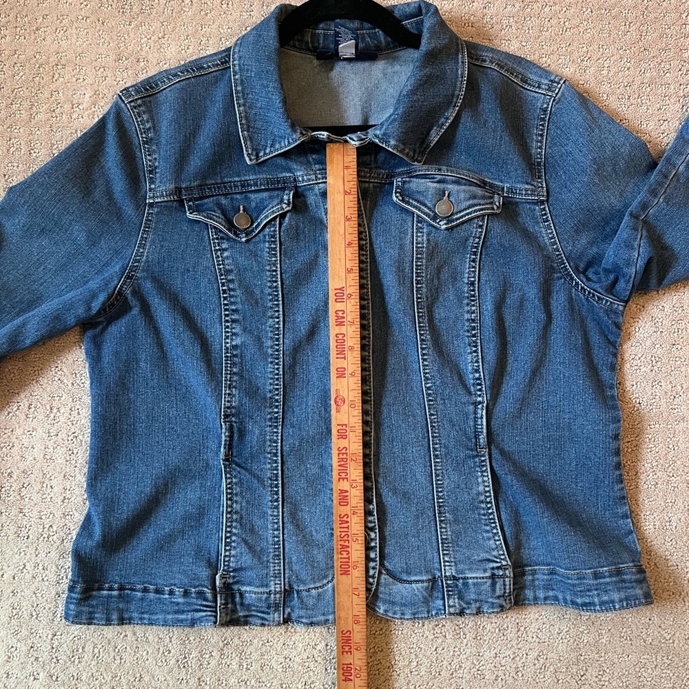 Charterclub Jean Shop Women’s PXL denim jacket - Picture 7 of 8